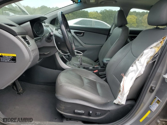 2013 Hyundai Elantra Limited with VIN 5NPDH4AE9DH323984, listed as a Copart auction lot 51162285 with 154,470 mi miles and Salvage Title. Bid and sale history available at carsss.com. Image 7.