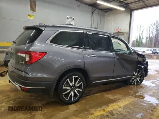 2021 Honda Pilot Elite with VIN 5FNYF6H01MB089206, listed as a Copart auction lot 47975495 with 93,340 mi miles and Salvage Title. Bid and sale history available at DreamBid. Image 3.