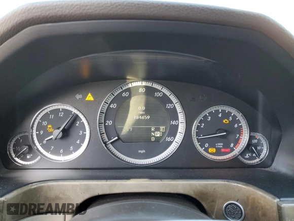2011 Mercedes-Benz E 550 Luxury with VIN WDDHF9AB2BA264183, listed as a Copart auction lot 46336995 with 184,659 mi miles and Salvage title. Bid and sale history available at DreamBid. Image 9.