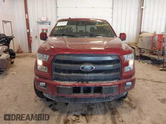 2016 Ford F-150 XLT with VIN 1FTEW1EF3GFC70144, listed as a IAAI auction lot 41448079 with 123,692 mi miles. Bid and sale history available at carsss.com. Image 12.