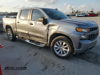 2020 Chevrolet Silverado 1500 Custom with VIN 1GCPWBEF6LZ258934, listed as a Copart auction lot 43750035 with 93,102 mi miles and Non Repairable. Bid and sale history available at carsss.com. Image 4.