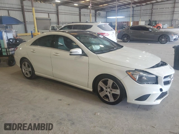 2015 Mercedes-Benz CLA 250 with VIN WDDSJ4EB5FN229380, listed as a Copart auction lot 51337535 with 132,527 mi miles and Salvage Title. Bid and sale history available at DreamBid. Image 4.