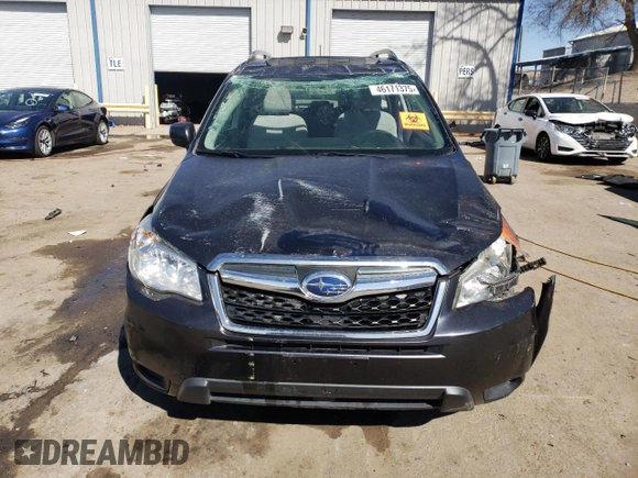 2014 Subaru Forester 2.5i Premium with VIN JF2SJAGC3EH499639, listed as a Copart auction lot 46171375 with Not Provided miles and Salvage Title. Bid and sale history available at carsss.com. Image 5.