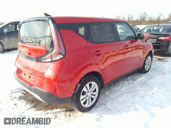 2023 Kia Soul LX with VIN KNDJ23AU1P7207354, listed as a IAAI auction lot 41394853 with 28,552 mi miles and . Bid and sale history available at DreamBid. Image 4.