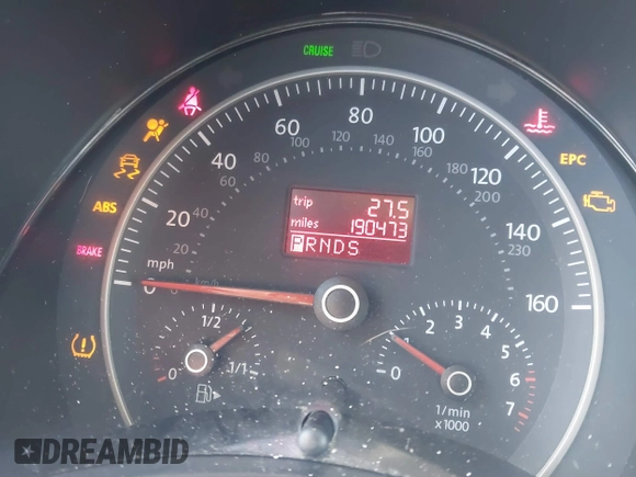 2009 Volkswagen Beetle S with VIN 3VWPW31C99M509969, listed as a IAAI auction lot 41410110 with 190,473 mi miles and . Bid and sale history available at DreamBid. Image 15.