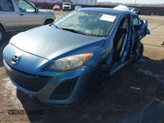 2011 Mazda 3 i Sport with VIN JM1BL1UG9B1415697, listed as a IAAI auction lot 41820686 with 199,561 mi miles and . Bid and sale history available at DreamBid. Image 2.