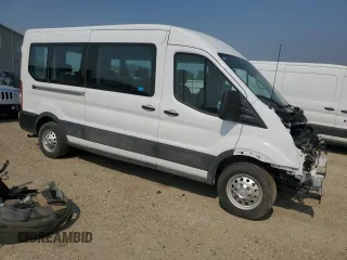 2023 Ford Transit Passenger XL z VIN 1FBAX9CG7PKA55917, wystawiony jako Copart lot #60463505 z przebiegiem 22 485 mil mil oraz Szkoda całkowita • Salvage title. Historia ofert i sprzedaży dostępna na DreamBid. Obrazek 4.
