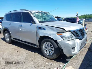 2019 Nissan Armada SL with VIN JN8AY2ND1KX009177, listed as a IAAI auction lot 42293547 with 64,424 mi miles and . Bid and sale history available at DreamBid. Image 1.