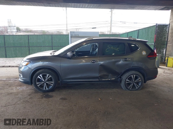 2017 Nissan Rogue SL with VIN 5N1AT2MV3HC761513, listed as a IAAI auction lot 42059096 with 75,250 mi miles and . Bid and sale history available at DreamBid. Image 14.