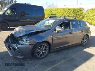 2016 Lexus CT 200h with VIN JTHKD5BH4G2258564, listed as a IAAI auction lot 41858667 with 94,537 mi miles and . Bid and sale history available at carsss.com. Image 19.