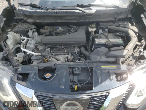 2017 Nissan Rogue S with VIN KNMAT2MVXHP609287, listed as a Copart auction lot 61553905 with 92,513 mi miles and Salvage title. Bid and sale history available at DreamBid. Image 12.
