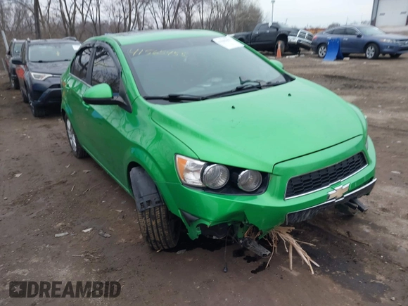 2015 Chevrolet Sonic LT with VIN 1G1JC5SH5F4128952, listed as a IAAI auction lot 41565455 with 125,868 mi miles and . Bid and sale history available at DreamBid. Image 1.