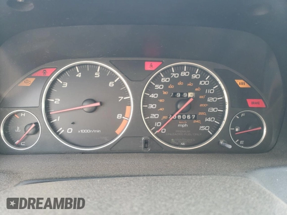 1998 Honda Prelude with VIN JHMBB6145WC009435, listed as a Copart auction lot 54256295 with 208,067 mi miles and Clean Title. Bid and sale history available at DreamBid. Image 9.