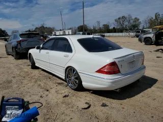 2006 Mercedes-Benz S-Class 5.0L with VIN WDBNG75JX6A484109, listed as a Copart auction lot 47224105 with 0 mi miles and Salvage Title. Bid and sale history available at carsss.com. Image 2.