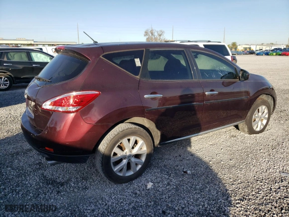 2013 Nissan Murano SV with VIN JN8AZ1MU8DW211564, listed as a Copart auction lot 87284164 with 0 mi miles and Clean Title. Bid and sale history available at carsss.com. Image 3.
