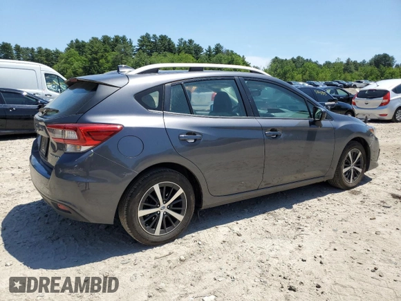 2023 Subaru Impreza Premium with VIN 4S3GTAD68P3704840, listed as a Copart auction lot 62216055 with 23,416 mi miles and Clean title. Bid and sale history available at DreamBid. Image 3.