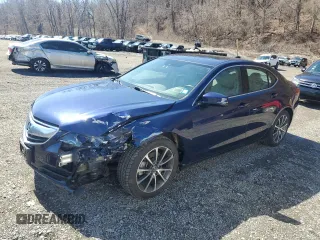 2015 Acura TLX V6 Tech with VIN 19UUB2F50FA009926, listed as a Copart auction lot 49776445 with 31,302 mi miles and Salvage Title. Bid and sale history available at carsss.com. Image 1.