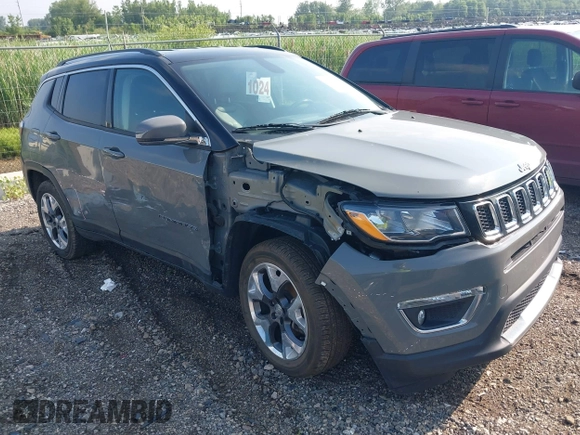 2020 Jeep Compass Limited с VIN 3C4NJDCB4LT196541, выставлен на аукционе IAAI как лот 42581732 с пробегом 67 058 миль миль и . История ставок и продаж доступна на DreamBid. Изображение 1.