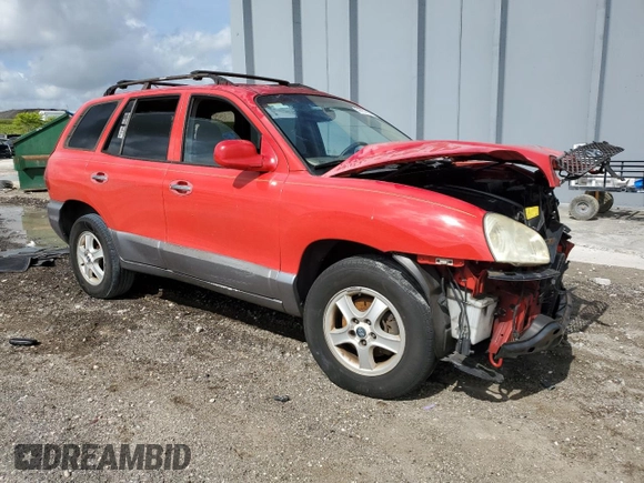 2004 Hyundai Santa Fe GLS with VIN KM8SC13E34U813355, listed as a Copart auction lot 79110914 with 113,335 mi miles and Non Repairable. Bid and sale history available at carsss.com. Image 4.