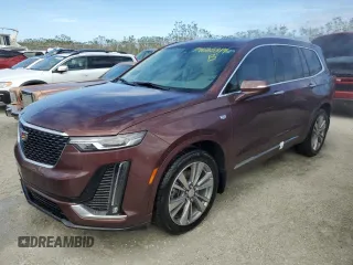 2022 Cadillac XT6 Premium Luxury with VIN 1GYKPCRS1NZ146012, listed as a Copart auction lot 74685314 with 46,626 mi miles and Non Repairable. Bid and sale history available at carsss.com. Image 1.