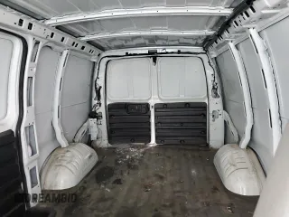 2019 Chevrolet Express Cargo Van with VIN 1GCWGAFGXK1313599, listed as a Copart auction lot 42170245 with 161,298 mi miles and Clean Title. Bid and sale history available at carsss.com. Image 10.
