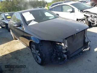 2018 Mercedes-Benz C with VIN 55SWF4JB0JU235841, listed as a IAAI auction lot 42041362 with 51,010 mi miles. Bid and sale history available at carsss.com. Image 1.