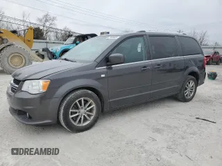 2014 Dodge Grand Caravan SXT 30th Anniversary with VIN 2C4RDGCG9ER371541, listed as a Copart auction lot 47353685 with 205,726 mi miles and Salvage Title. Bid and sale history available at DreamBid. Image 1.
