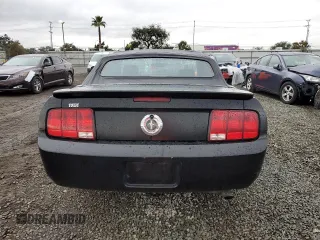 2008 Ford Mustang Deluxe with VIN 1ZVHT84N185177814, listed as a Copart auction lot 45242815 with 147,380 mi miles and Clean Title. Bid and sale history available at carsss.com. Image 6.