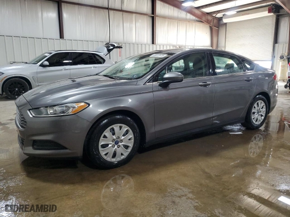 2014 Ford Fusion S with VIN 3FA6P0G75ER297305, listed as a Copart auction lot 53037975 with 66,932 mi miles and Salvage Title. Bid and sale history available at carsss.com. Image 1.