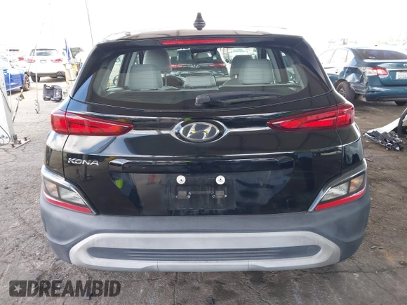 2022 Hyundai Kona Preferred with VIN KM8K22AB6NU765014, listed as a IAAI auction lot 41939176 with 69,522 mi miles and . Bid and sale history available at carsss.com. Image 16.