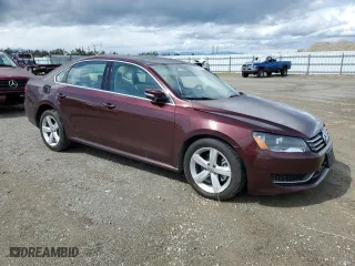 2013 Volkswagen Passat SE with VIN 1VWBP7A39DC056400, listed as a Copart auction lot 51389265 with 215,341 mi miles and Salvage Title. Bid and sale history available at carsss.com. Image 4.