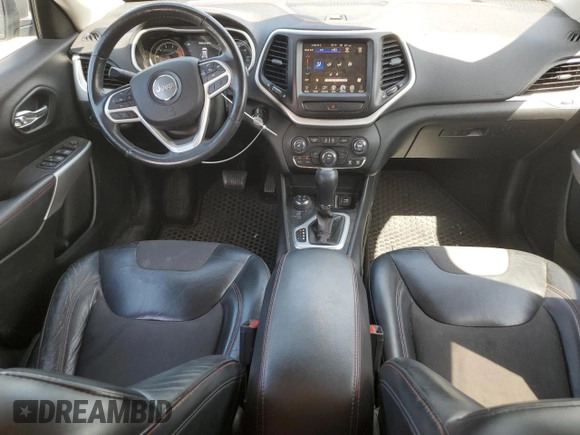 2017 Jeep Cherokee Trailhawk with VIN 1C4PJMBS0HW589626, listed as a Copart auction lot 53981435 with 105,318 mi miles and Salvage title. Bid and sale history available at DreamBid. Image 8.