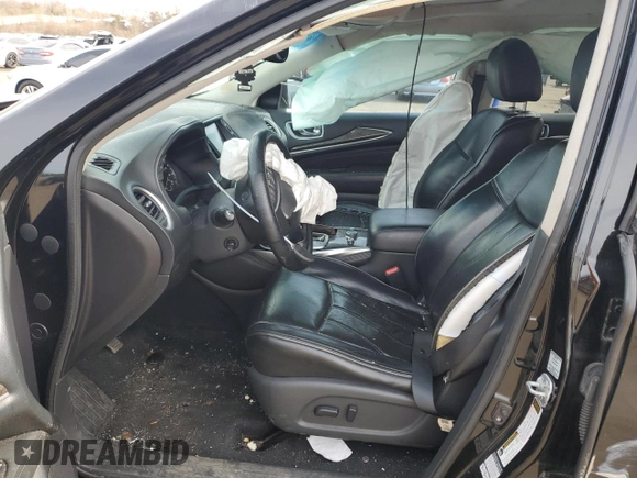 2015 Infiniti QX60 with VIN 5N1AL0MMXFC542315, listed as a Copart auction lot 51529225 with 128,459 mi miles and Salvage Title. Bid and sale history available at carsss.com. Image 7.