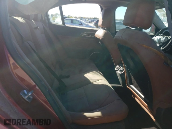 2019 Alfa Romeo Giulia Sport with VIN ZARFAMAN2K7612385, listed as a Copart auction lot 81651414 with 28,954 mi miles and Salvage Title. Bid and sale history available at carsss.com. Image 10.