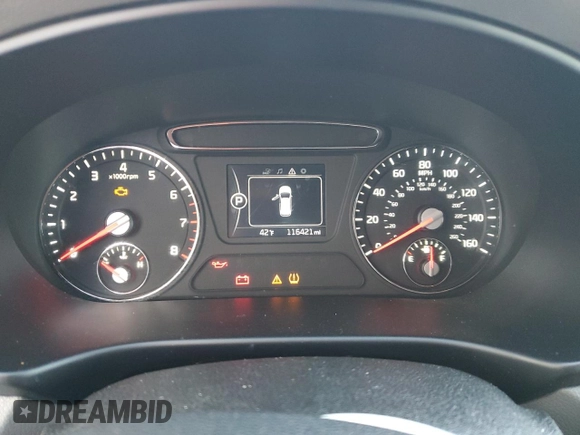 2016 Kia Sorento EX with VIN 5XYPHDA54GG111843, listed as a Copart auction lot 83006394 with 116,421 mi miles and Salvage Title. Bid and sale history available at carsss.com. Image 9.