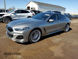 2022 BMW 8 Series with VIN WBAGX0C16NCJ73684, listed as a Copart auction lot 46826824 with 13,101 mi miles and . Bid and sale history available at DreamBid. Image 1.