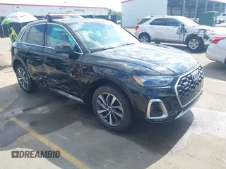 2024 Audi Q5 S line Premium Plus with VIN WA1EAAFY5R2030063, listed as a IAAI auction lot 42158057 with 35,897 mi miles. Bid and sale history available at carsss.com. Image 1.