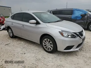 2019 Nissan Sentra S with VIN 3N1AB7AP9KY342741, listed as a Copart auction lot 51790525 with 45,327 mi miles and Salvage Title. Bid and sale history available at DreamBid. Image 4.