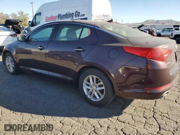 2012 Kia Optima LX with VIN 5XXGM4A70CG084622, listed as a Copart auction lot 80147604 with 55,853 mi miles and Salvage Title. Bid and sale history available at carsss.com. Image 2.