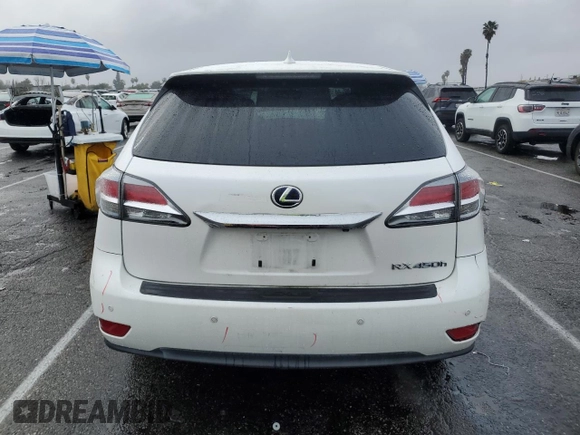 2015 Lexus RX 450h with VIN 2T2ZB1BAXFC004029, listed as a Copart auction lot 43404555 with 152,635 mi miles and Salvage Title. Bid and sale history available at DreamBid. Image 6.
