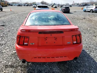 2003 Ford Mustang GT Deluxe with VIN 1FAFP42X83F355206, listed as a Copart auction lot 50586845 with 77,345 mi miles and Salvage Title. Bid and sale history available at carsss.com. Image 6.