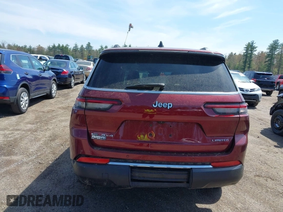 2022 Jeep Grand Cherokee Limited z VIN 1C4RJKBG3N8627259, wystawiony jako IAAI lot #42172872 z przebiegiem 31 822 mil mil oraz . Historia ofert i sprzedaży dostępna na DreamBid. Obrazek 17.