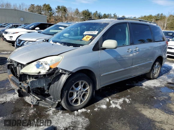 2006 Toyota Sienna XLE with VIN 5TDBA22C86S069355, listed as a Copart auction lot 45838625 with 195,710 mi miles and Non Repairable. Bid and sale history available at carsss.com. Image 1.