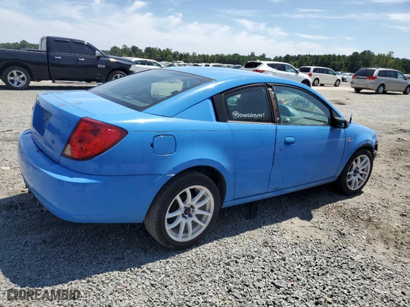 2005 Saturn ION with VIN 1G8AN12F15Z157532, listed as a Copart auction lot 68553004 with 241,198 mi miles and Salvage Title. Bid and sale history available at carsss.com. Image 3.