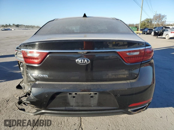 2017 Kia Cadenza Premium with VIN KNALC4J13H5089724, listed as a Copart auction lot 76076314 with 82,669 mi miles and Salvage Title. Bid and sale history available at carsss.com. Image 6.