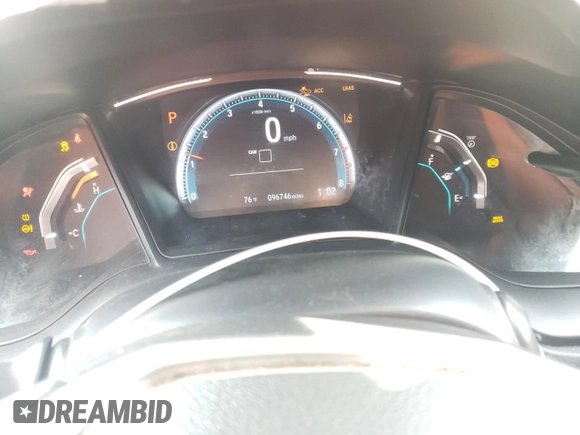 2020 Honda Civic LX with VIN 19XFC2F67LE212639, listed as a Copart auction lot 51865825 with 96,746 mi miles and Clean Title. Bid and sale history available at DreamBid. Image 9.