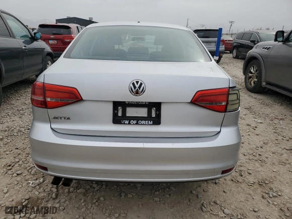 2015 Volkswagen Jetta Sedan 2.0L S with VIN 3VW2K7AJ7FM215820, listed as a Copart auction lot 50928535 with 222,412 mi miles and Clean Title. Bid and sale history available at carsss.com. Image 6.