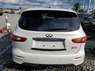 2013 Infiniti JX35 with VIN 5N1AL0MM6DC313644, listed as a Copart auction lot 66887894 with 138,106 mi miles and Salvage Title. Bid and sale history available at carsss.com. Image 6.