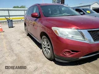 2014 Nissan Pathfinder S with VIN 5N1AR2MM4EC633105, listed as a Copart auction lot 56844185 with 217,994 mi miles and Salvage title. Bid and sale history available at DreamBid. Image 14.