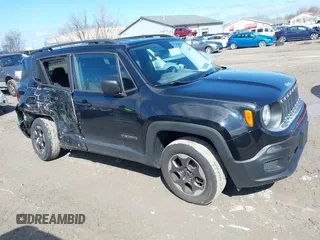 2017 Jeep Renegade Sport with VIN ZACCJBAB3HPE59292, listed as a IAAI auction lot 41931546 with 51,573 mi miles and . Bid and sale history available at carsss.com. Image 13.